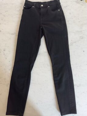 7 for all mankind The Skinny Classic Black Women’s Jeans | Size 25